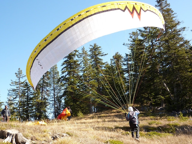  Landung mit dem Tete en l Air-Team